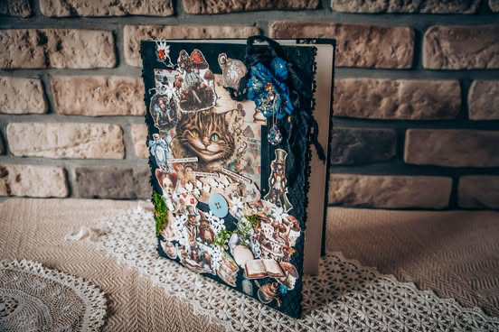 Art journal do kreatywnego wypełnienia, wymiary 22x29cm